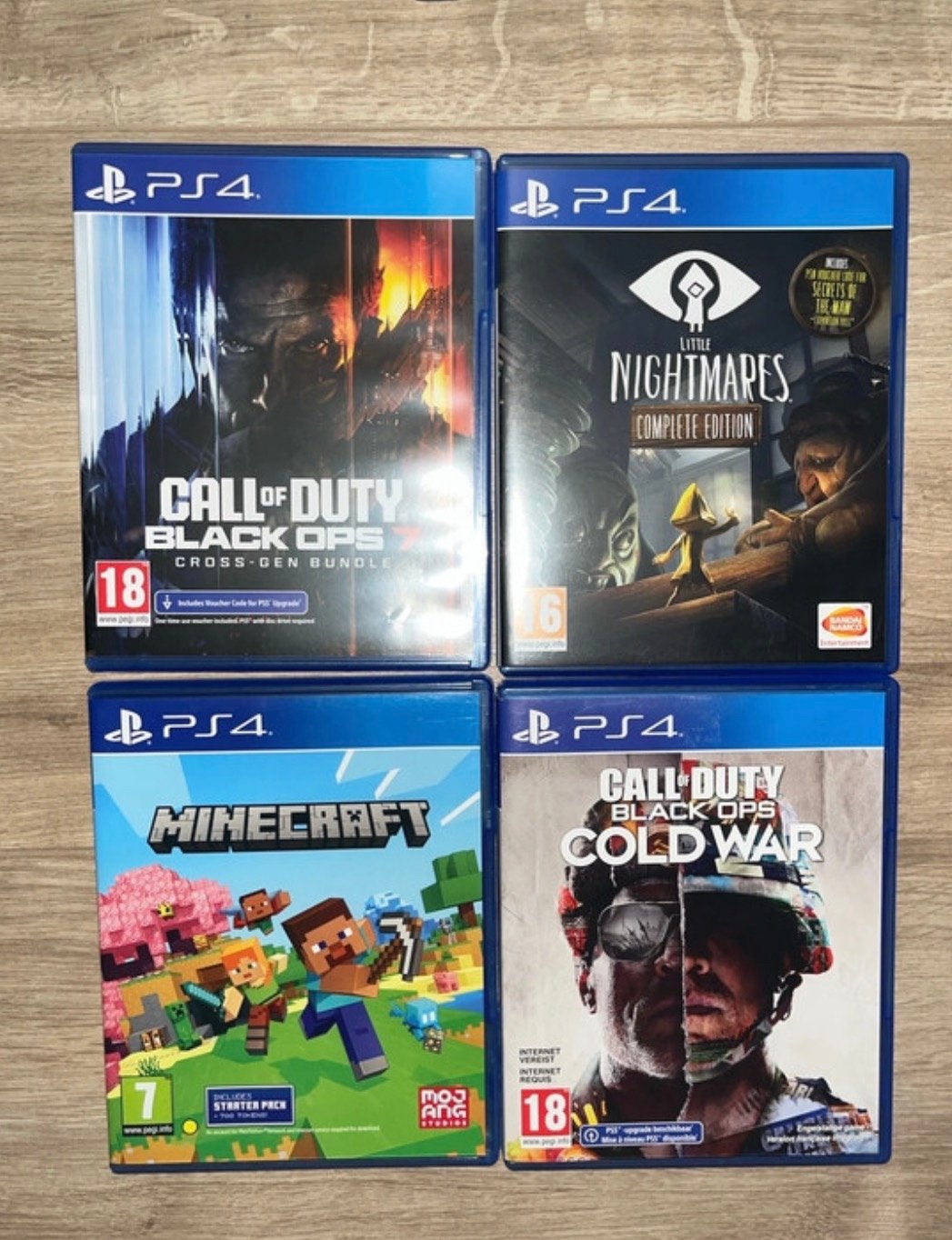 PS4 Games: Call of Duty, Little Nightmares, Minecraft, Ophalen, Online, Vanaf 18 jaar, Overige genres