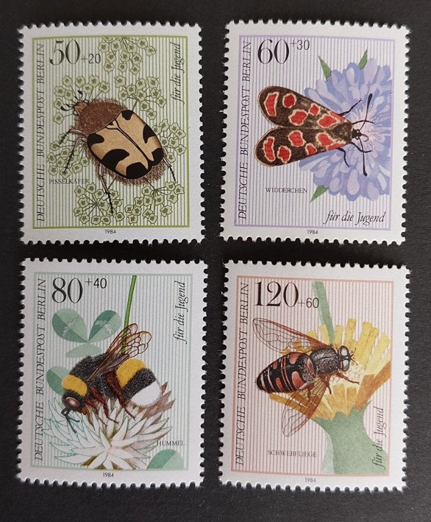 Michel 712-715 Berlijn postfris 1984, Postzegels en Munten, Postzegels | Europa | Duitsland, Verzenden, BRD, Postfris