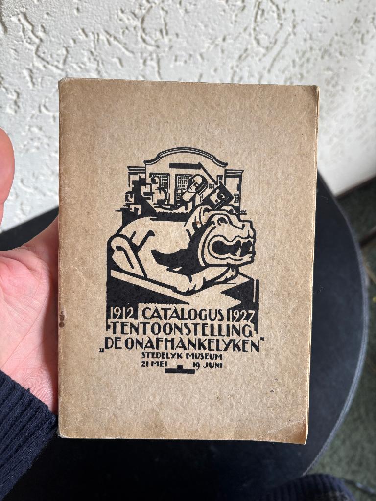 Catalogus Tentoonstelling “de Onafhankelijken” - 1927, Gelezen, Stedelijk Museum, Ophalen of Verzenden, Schilder- en Tekenkunst
