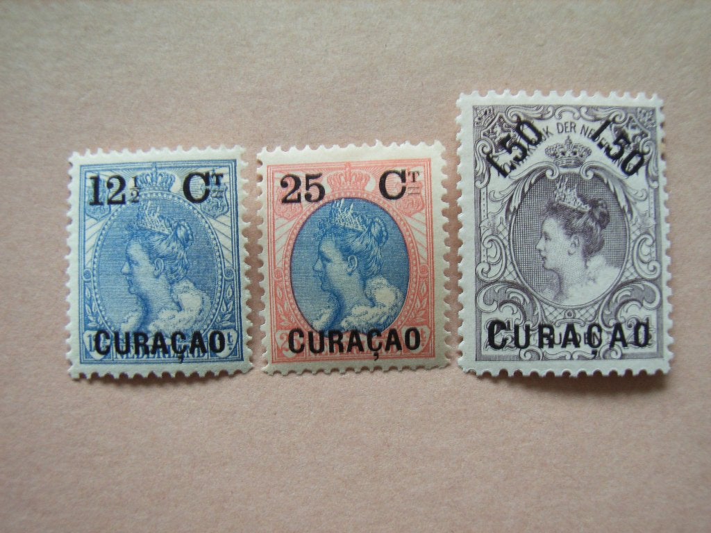 BL   Curacao 26-28 Pf, Ophalen of Verzenden, Postfris