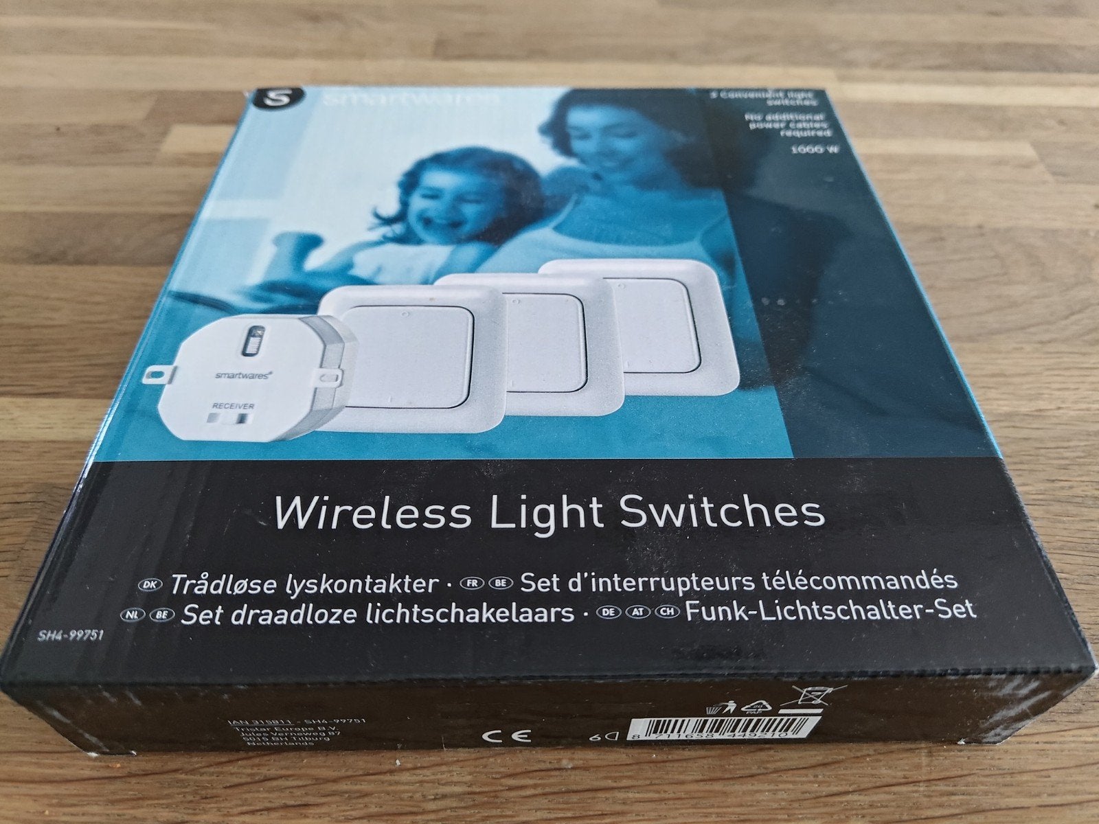 Smartwares SH4-99751 Draadloze Lichtschakelaar Set, Ophalen, Nieuw