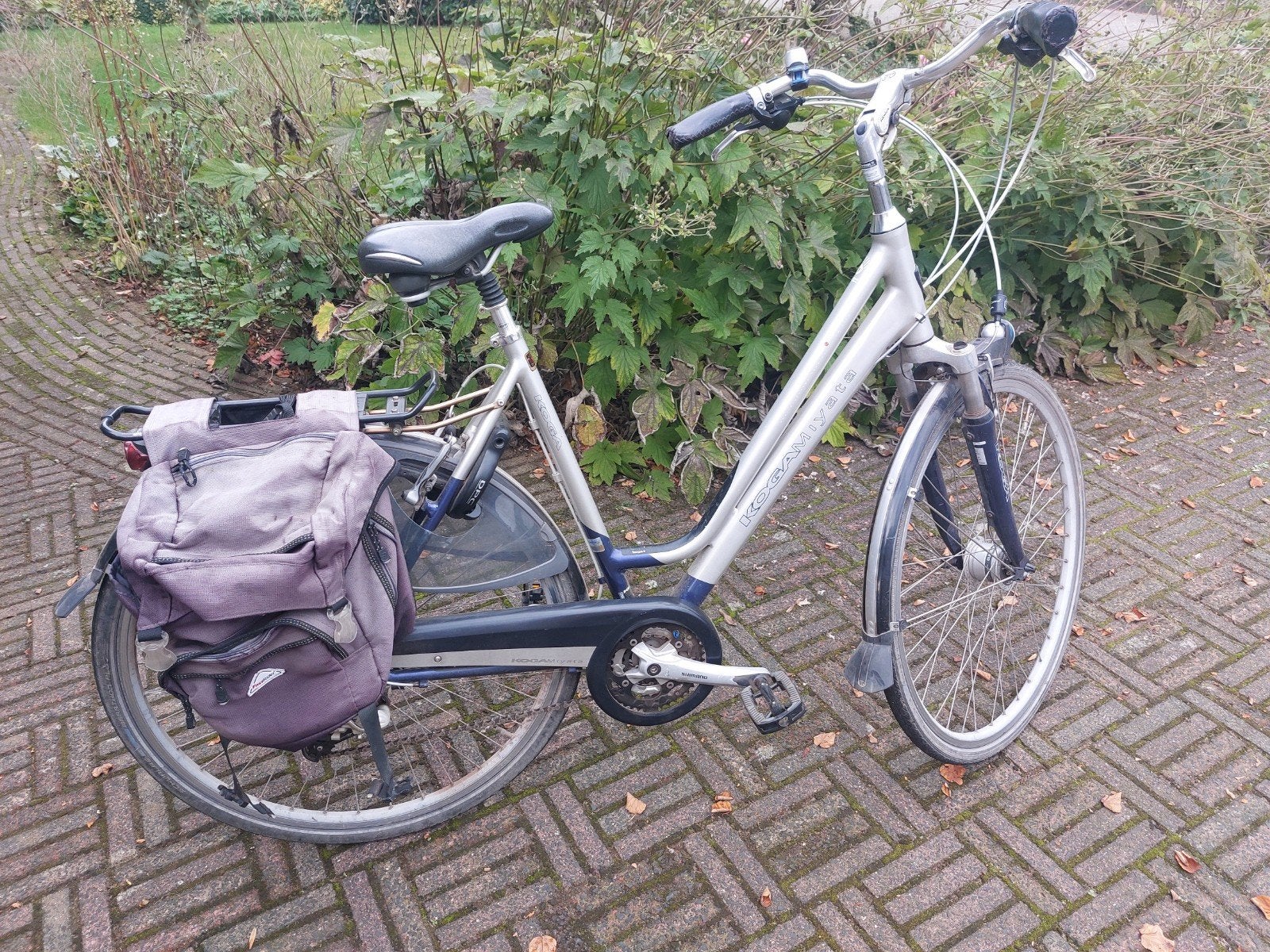Koga Miyata damesfiets met fietstassen, Overige merken, Gebruikt, Velgrem, Versnellingen