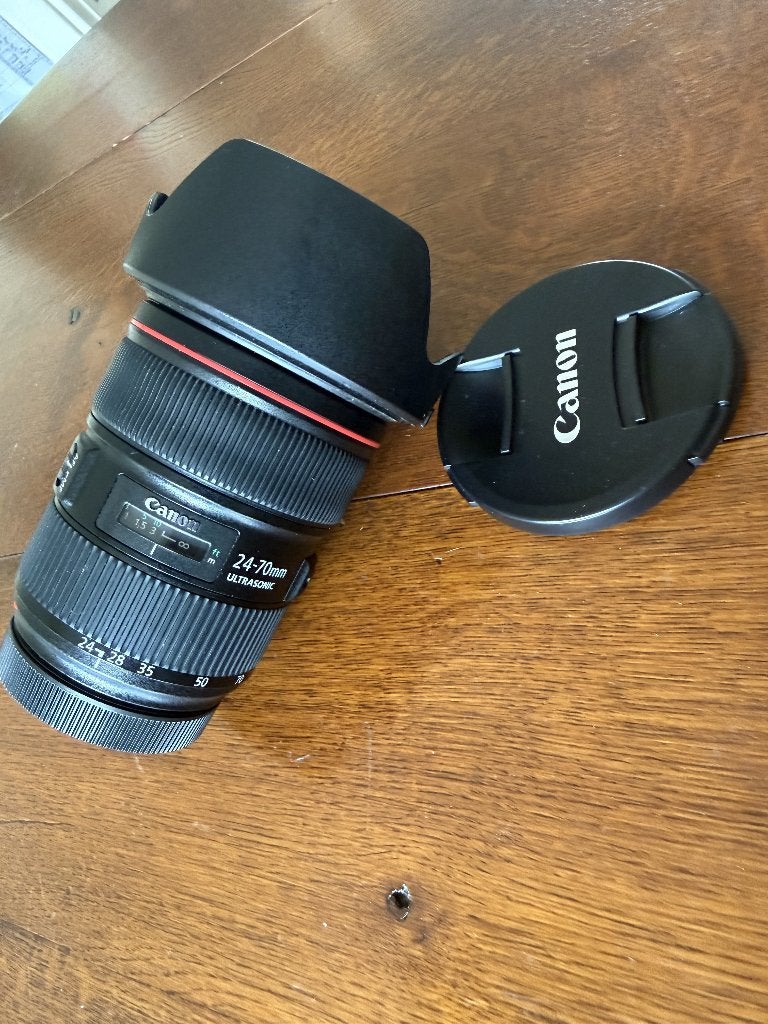 Canon EF 24-70 2.8 Mark II, Audio, Tv en Foto, Fotografie | Lenzen en Objectieven, Canon, Handmatige focus, Ophalen of Verzenden