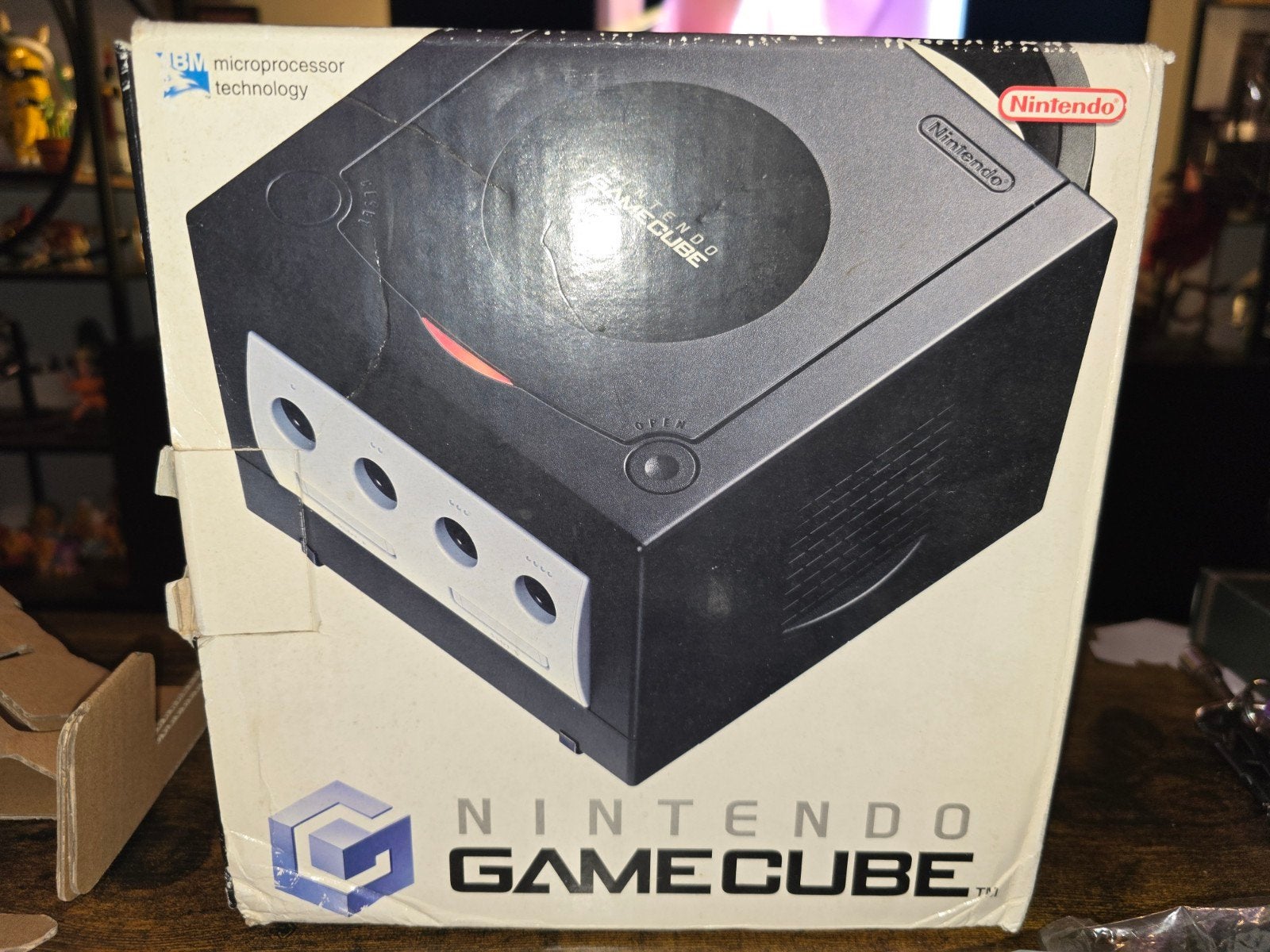 Nintendo GameCube in doos - Zwart met games, Spelcomputers en Games, Ophalen of Verzenden