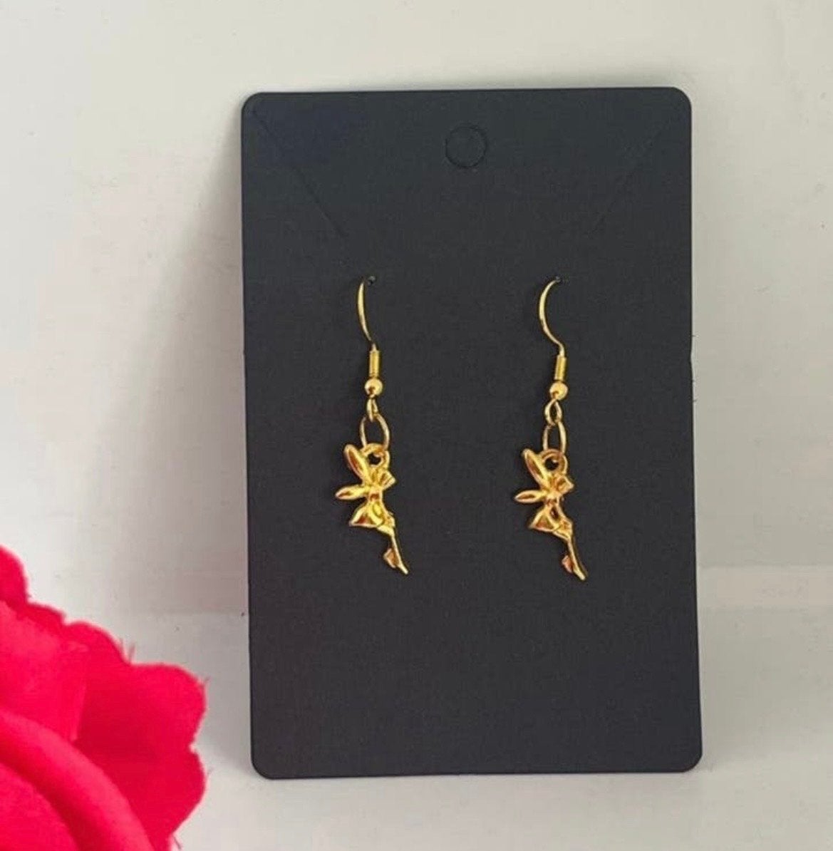 Nieuwe Goudkleurige Oorbellen met Elfjes Design, Sieraden, Tassen en Uiterlijk, Overige materialen, Hangers, Verzenden, Nieuw