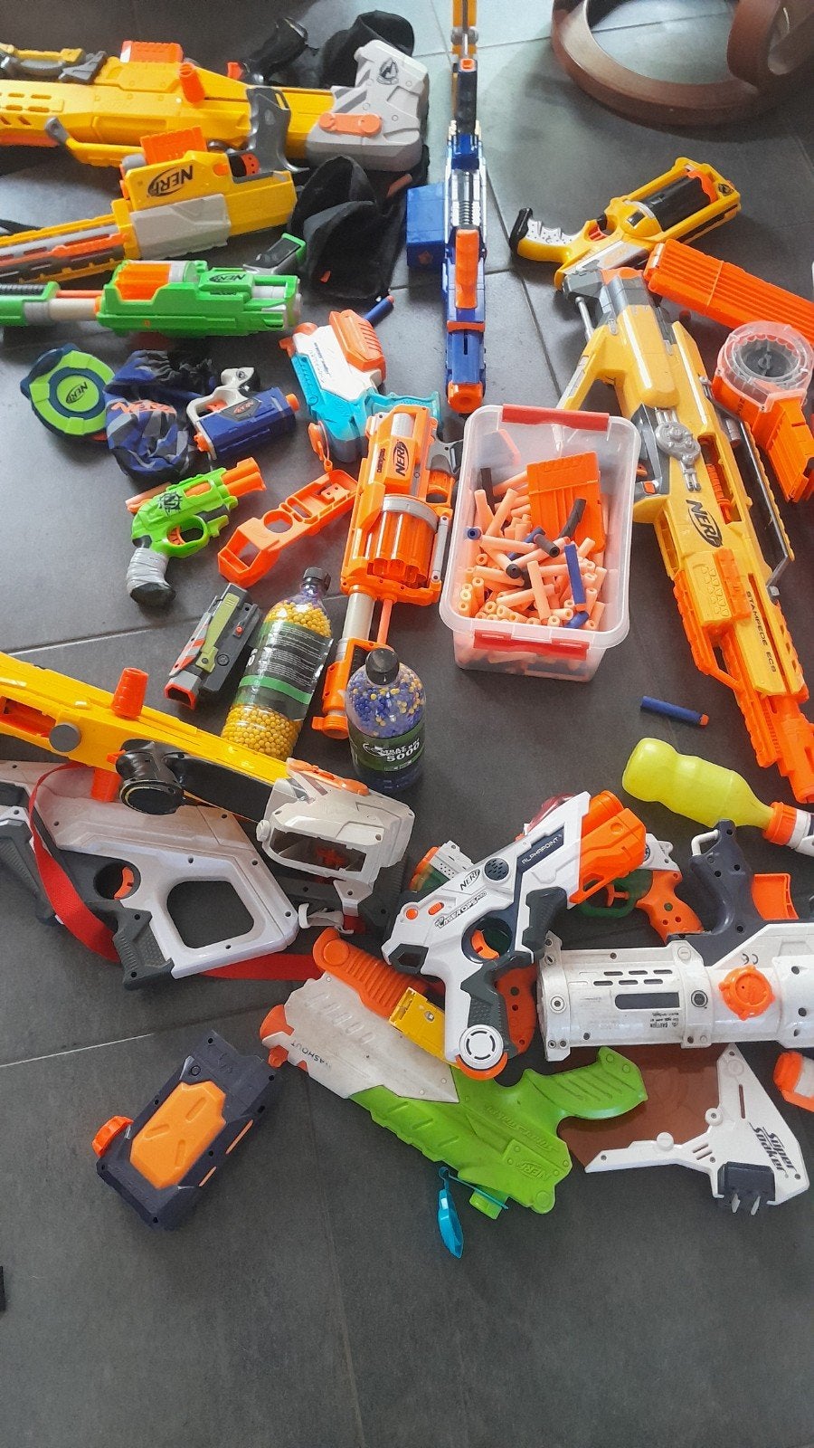 Grote Nerf Blaster Collectie -  Modellen en Accessoire, Ophalen, Gebruikt, Jongen of Meisje
