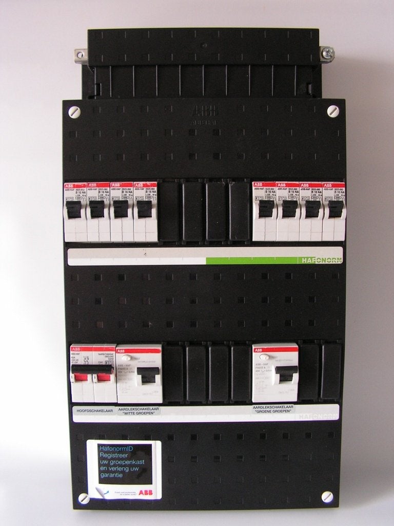 KEURIGE ABB 1-fase busboard groepenkast met 8 groepen, Ophalen of Verzenden, Zo goed als nieuw, Overige typen