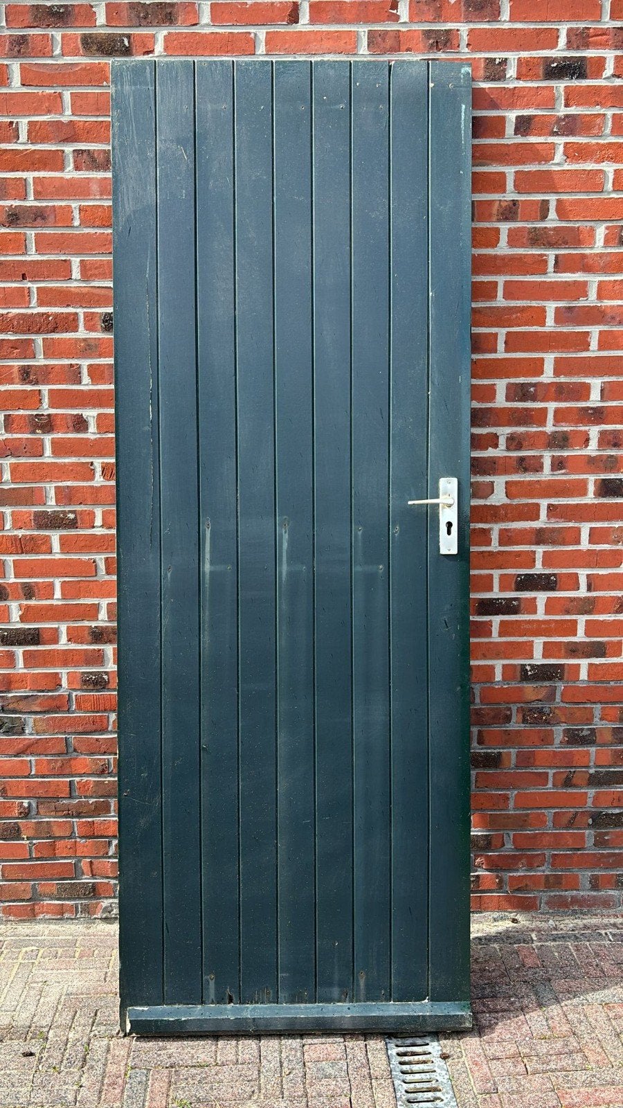 Hardhouten deur. 82.5x226.5 cm, Doe-het-zelf en Verbouw, Deuren en Horren, Ophalen, Gebruikt, 80 tot 100 cm, 215 cm of meer