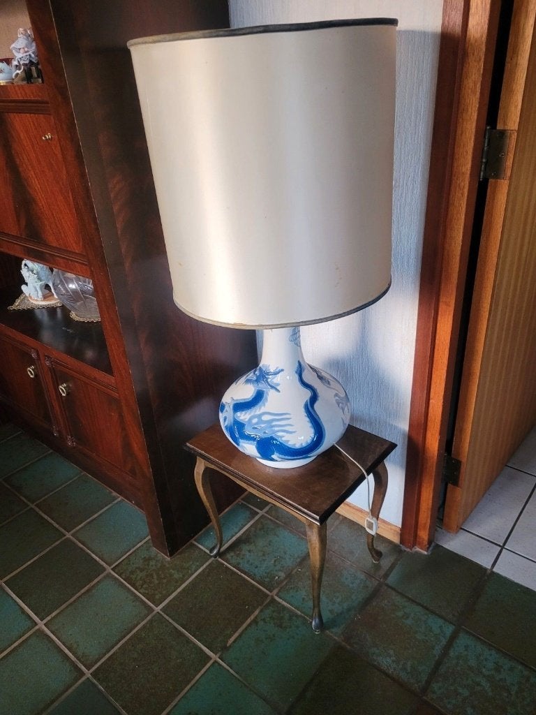 Schemerlamp, Ophalen, Met schakelaar, Zo goed als nieuw, 85 cm
