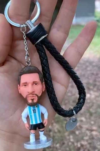 Sleutelhanger - Messi / Voetbal Fan Item, Ophalen of Verzenden, Nieuw, Sport