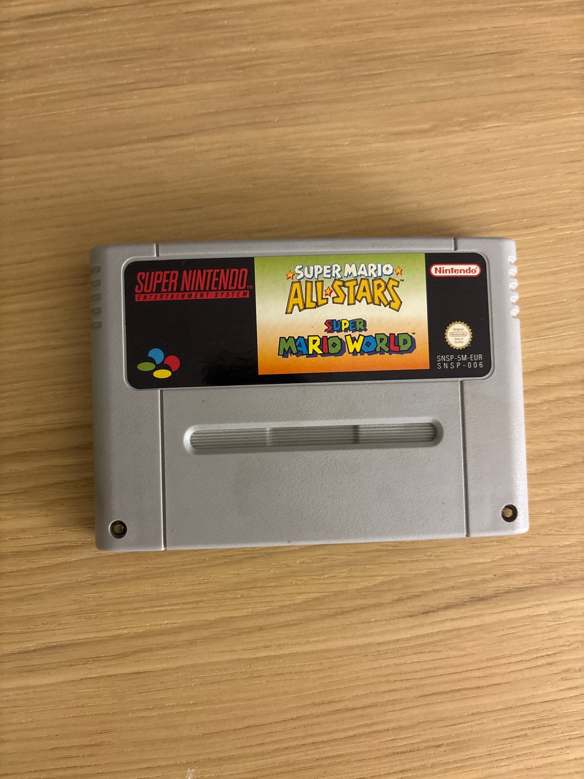 Super Mario All-Stars + Super Mario World SNES, Gebruikt, 1 speler, Ophalen of Verzenden, Vanaf 3 jaar