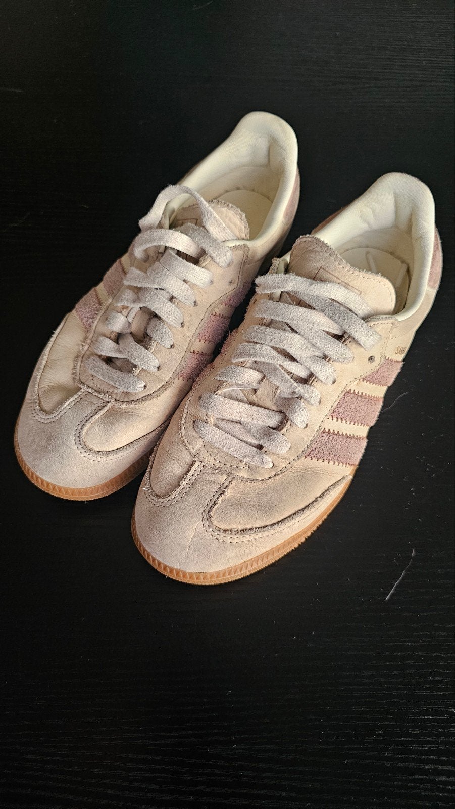 Adidas Samba sneakers - Beige/Roze - Maat 37.5, Kleding | Dames, Schoenen, Adidas, Beige, Ophalen of Verzenden, Sneakers of Gympen