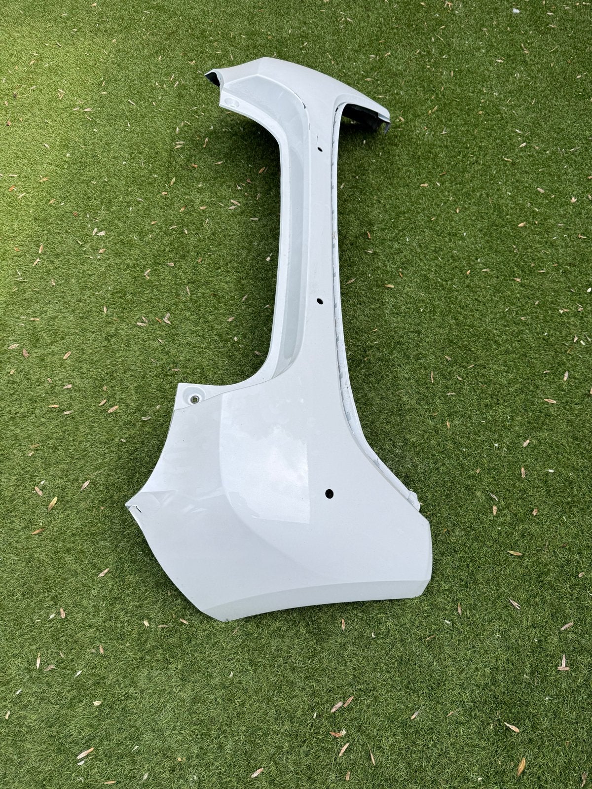Achterbumper Toyota Yaris 2020-2026, wit, lichte schade, Auto-onderdelen, Gebruikt, Ophalen of Verzenden, Toyota, Achter