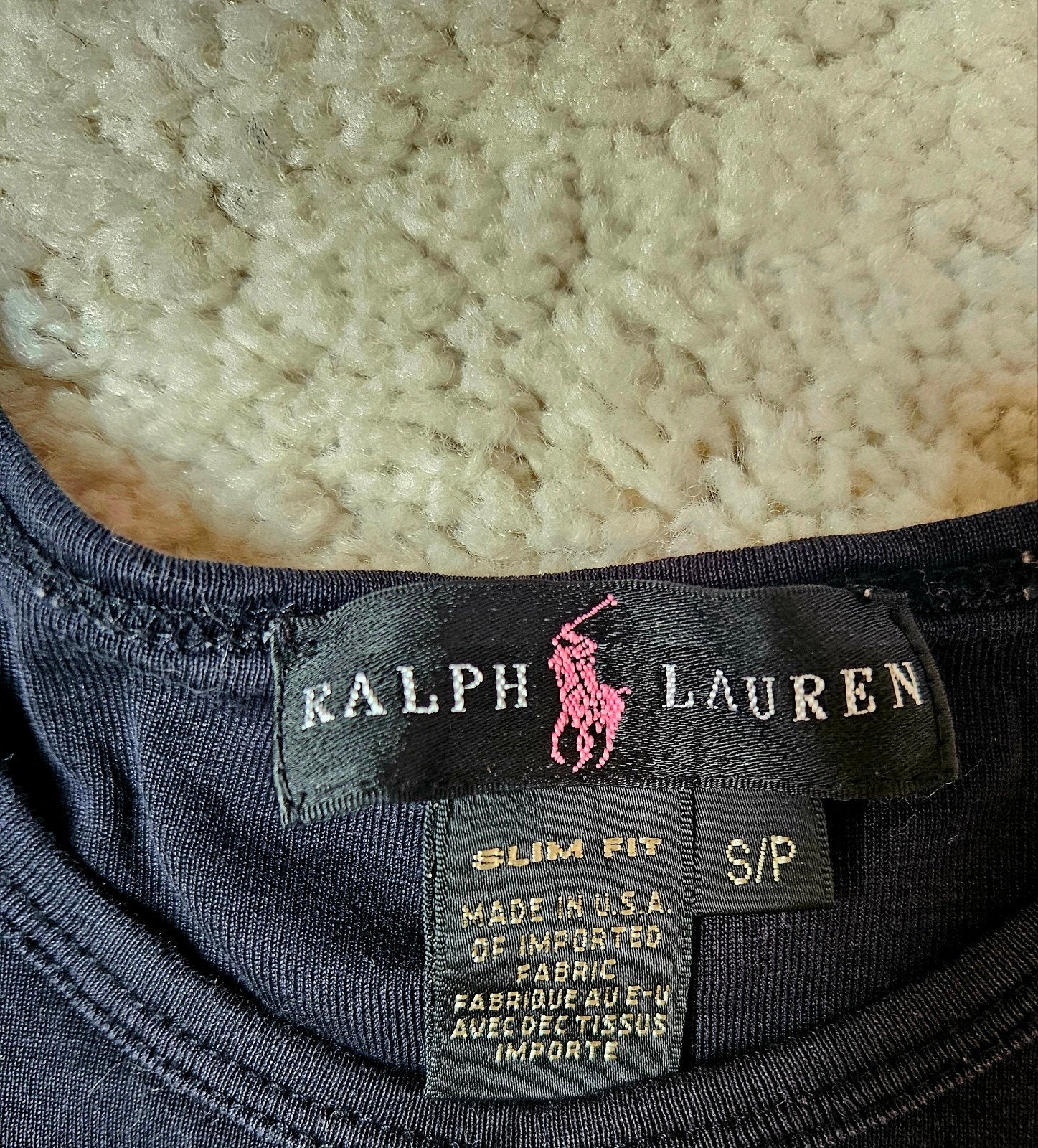 Originele Ralph Lauren longsleeve shirt NIEUW ‼️, Maat 38/40 (M), Polo Ralph Lauren, Zwart, Nieuw