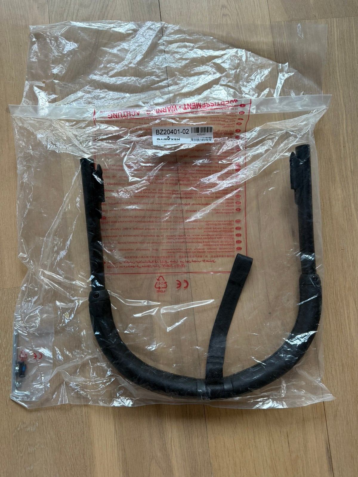 Duwstang zwart Babyzen YOYO² (NIEUW), Ophalen of Verzenden, Nieuw, Overige merken