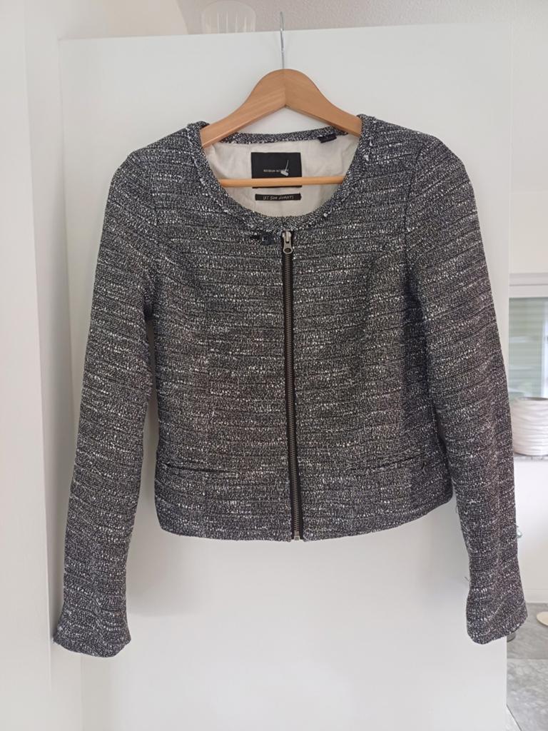 Maison Scotch jasje maat 1 / maat 36, Zwart, Zo goed als nieuw, Jasje, Maat 36 (S)