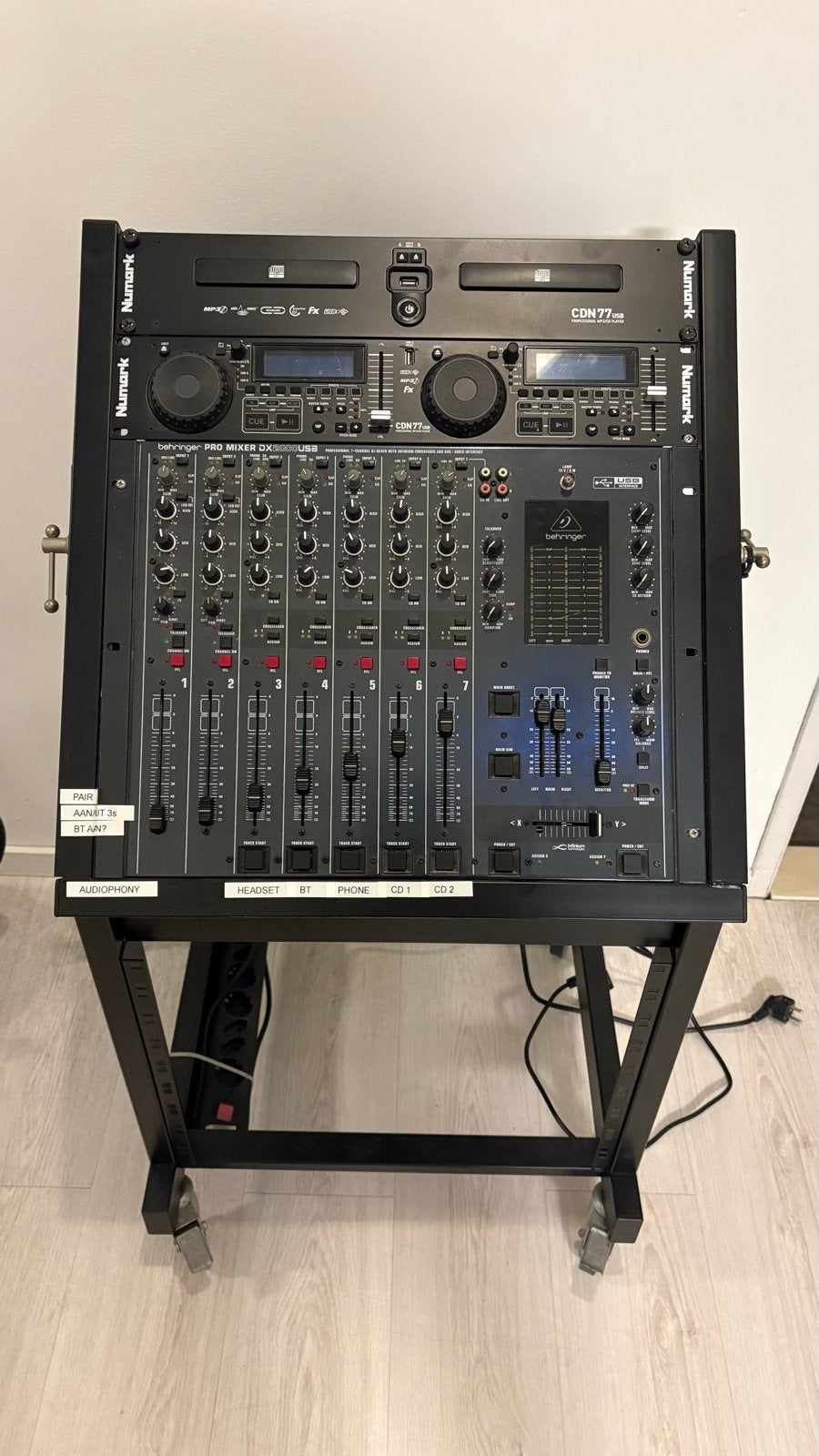 Behringer Pro Mixer DX2000 USB - Professionele DJ Mixer, Muziek en Instrumenten, Mengpanelen, Ophalen, Gebruikt, 5 tot 10 kanalen