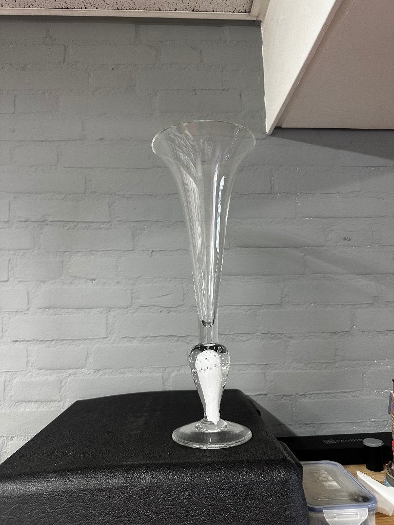 Holmegaard Neptun vaas van ontwerper Darryle Hinz WD-028, Antiek en Kunst, Antiek | Glas en Kristal, Ophalen of Verzenden
