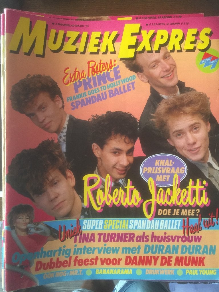 Muziek Expres maart 1985 PRINCE uithaalposter !, Ophalen of Verzenden, 1980 tot heden, Tijdschrift