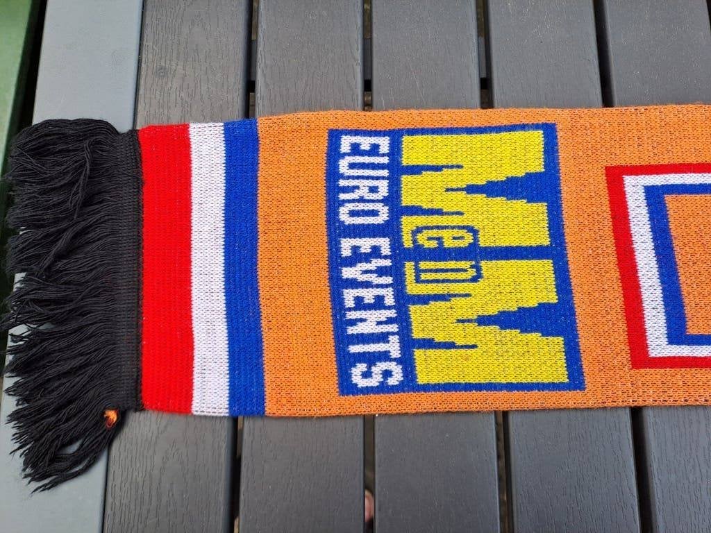 Oranje Holland sjaal - Voetbalfan sjaal, Onbekend, Ophalen of Verzenden, Zo goed als nieuw, Onbekend