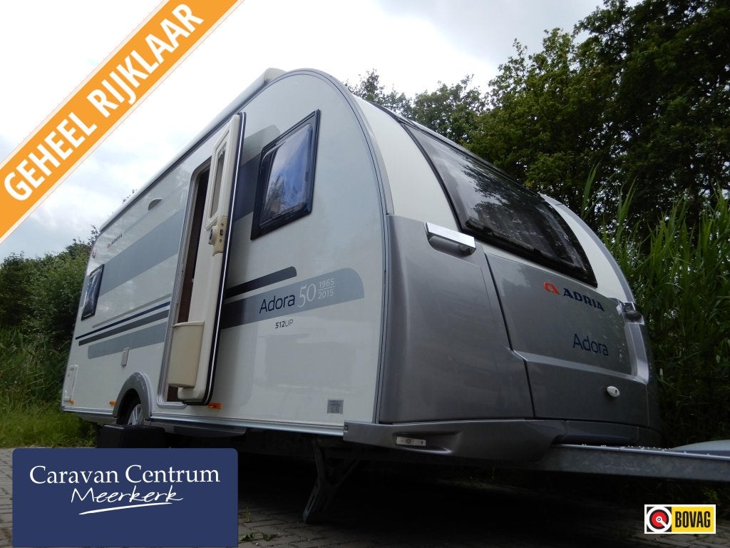 Adria Adora 512 UP +Alde Vloeistofverwarming, Rondzit, Bedrijf, Schokbreker, Tot en met 4