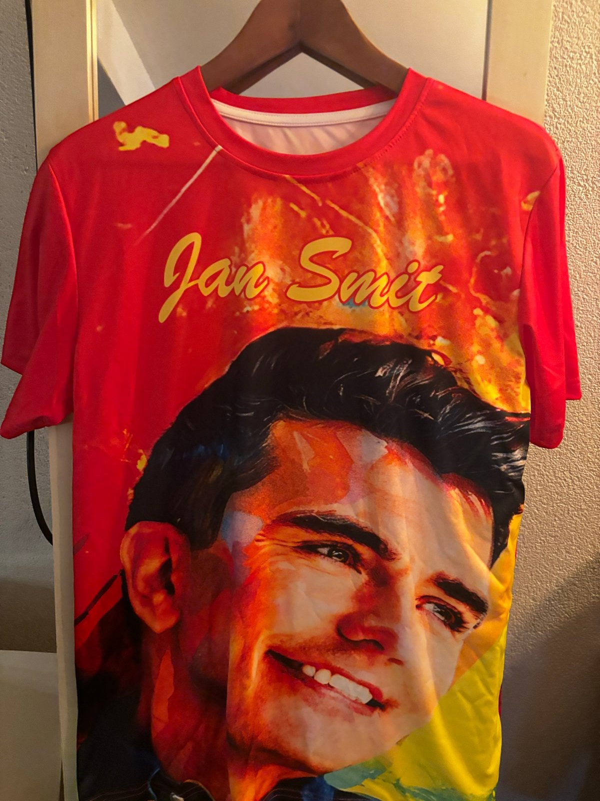 Jan Smit T-shirt - Collectors item!, Ophalen of Verzenden, Nieuw, Overige maten, Rood