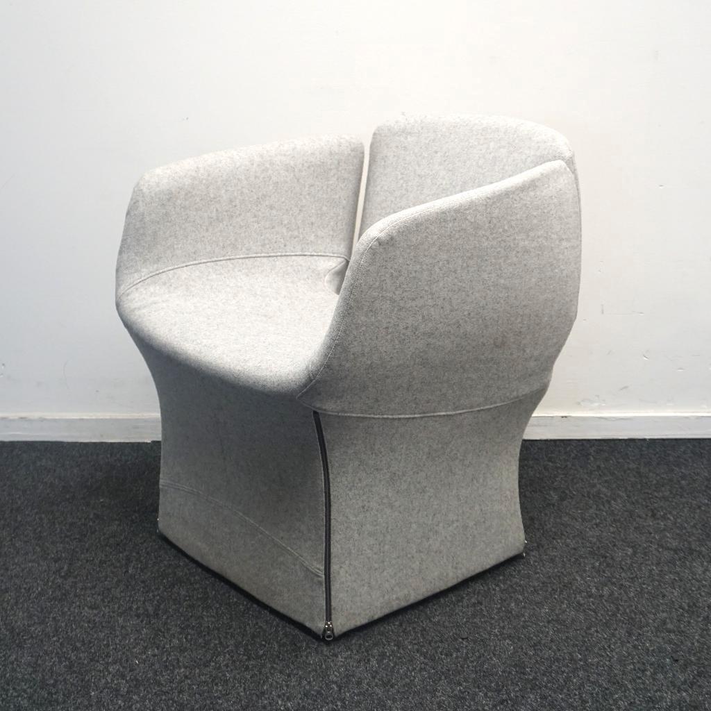 Moroso Bloomy Design Fauteuils | Lichtgrijs | Stoelen, Huis en Inrichting, Fauteuils, Gebruikt, -, -, 75 tot 100 cm
