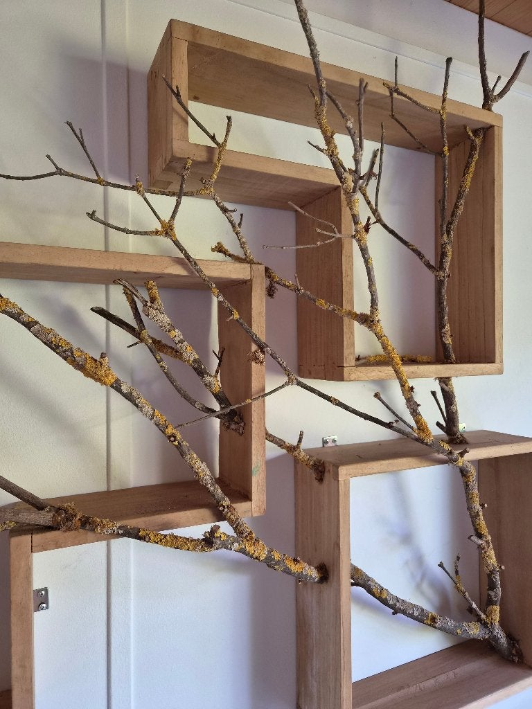 Wandobject, Ophalen, Gebruikt, 110 cm, Hout