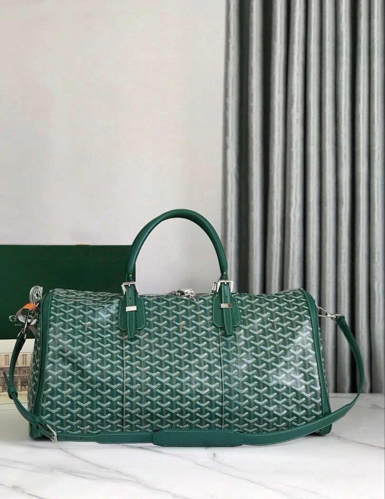 Nieuwe Groene Goyard Duffle Bag, 40 tot 60 cm, 20 tot 30 cm, Nieuw, Ophalen of Verzenden