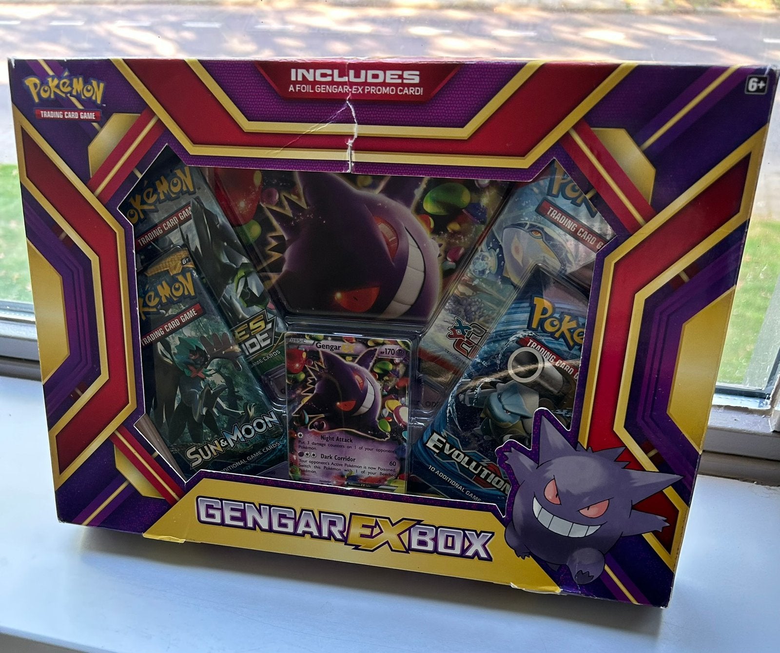 Gengar EX box, Hobby en Vrije tijd, Verzamelkaartspellen | Pokémon, Ophalen of Verzenden, Zo goed als nieuw, Boosterbox