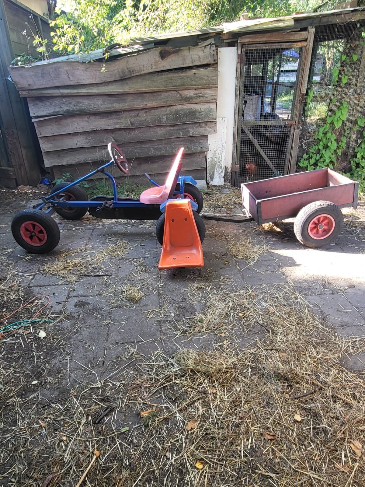 Skelter met aanhanger te koop, Ophalen, Gebruikt, Mammoet, Duozit