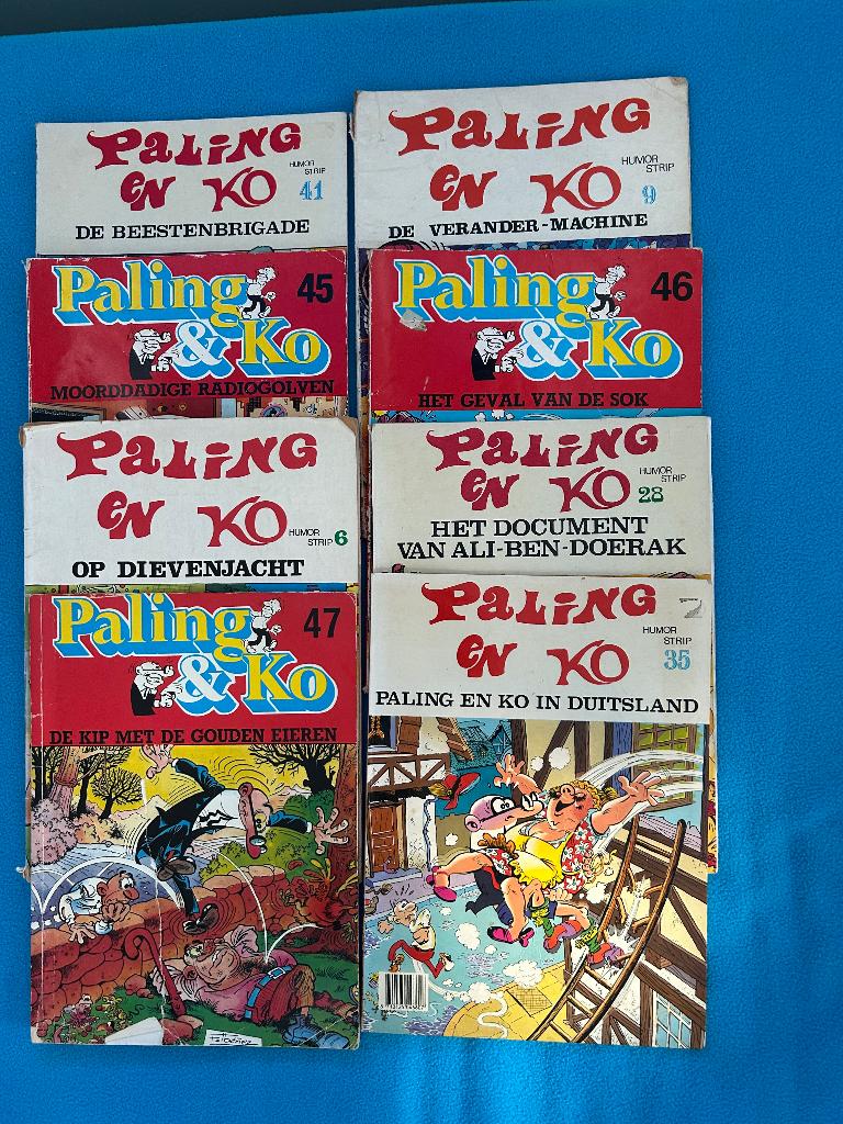 Stripboeken Paling en Co, Boeken, Stripboeken, Gelezen, Diverse, Ophalen of Verzenden, Meerdere stripboeken