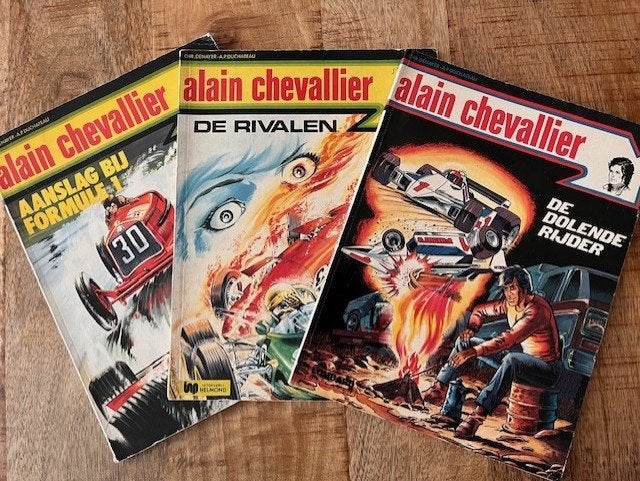 3x Alain Chevalier stripalbums, Meerdere stripboeken, Verzenden, Zo goed als nieuw