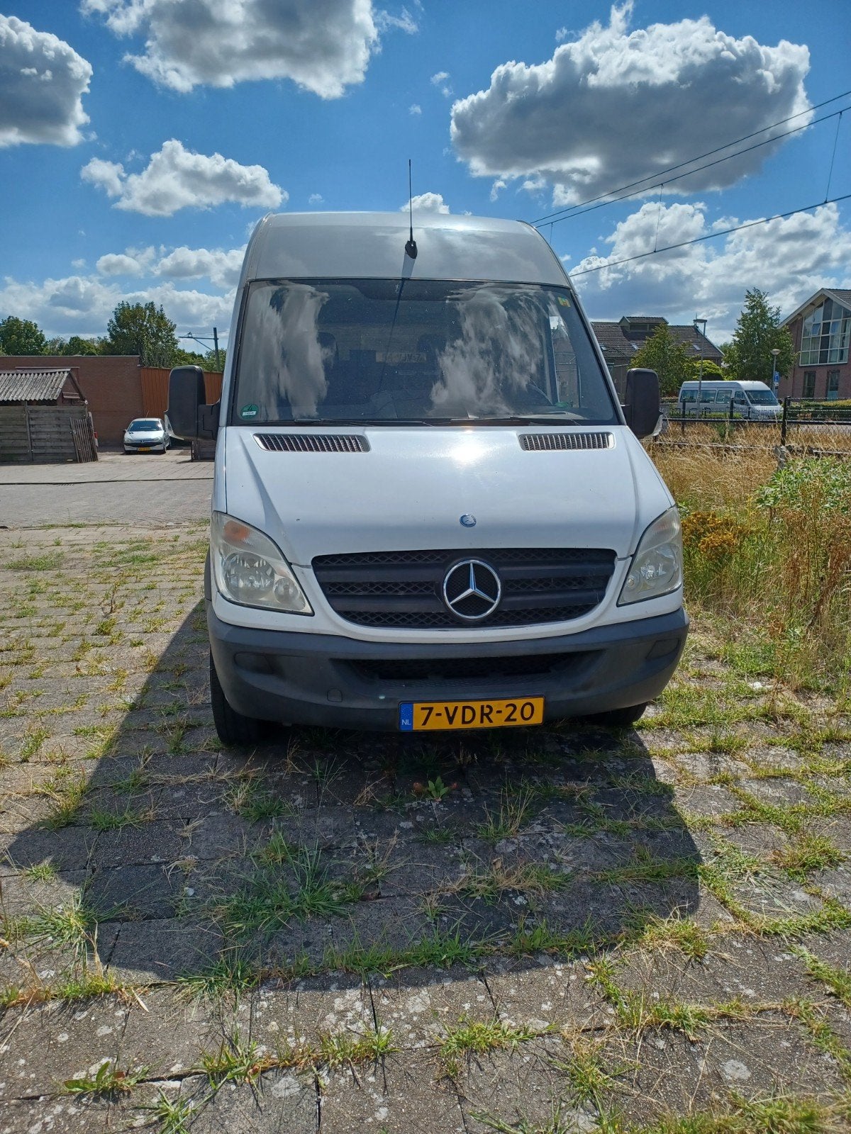 Mercedes-Benz Sprinter 2.1 CDI 211 AUT 2009, Auto's, Bestelauto's, Stof, 4 cilinders, Diesel, Grijs