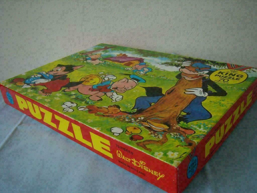 Disney puzzels (2x) Compleet, Ophalen of Verzenden, Overige figuren, Zo goed als nieuw, Overige typen
