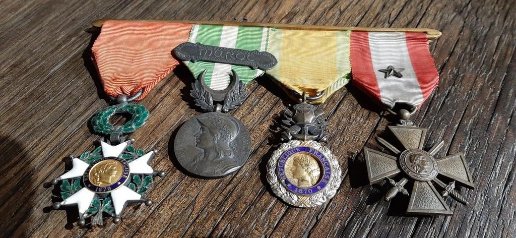 Ww1  franse medaille bar, Ophalen of Verzenden, Landmacht, Overige gebieden, Lintje, Medaille of Wings