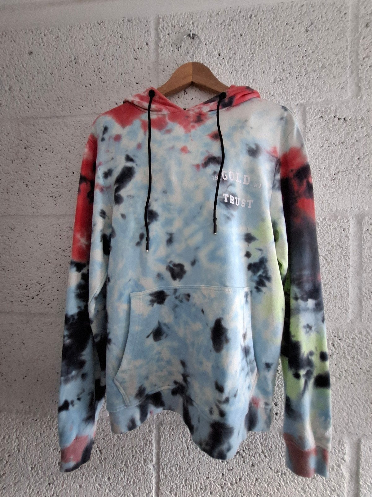 In Gold We Trust Tie-Dye Hoody & Short Set Maat S, Kleding | Heren, Ophalen of Verzenden, Zo goed als nieuw, In Gold We Trust