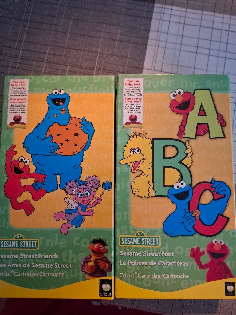 Cricut Cartridges: Sesamstraat & Disney Prinsessen, Hobby en Vrije tijd, Ophalen, Film en tv, Gebruikt, Gereedschap of Toebehoren
