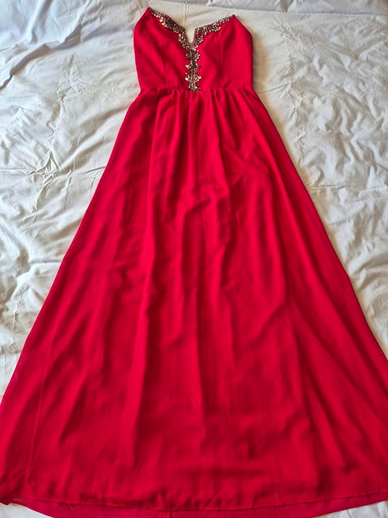 Galajurk rood- nieuw, Kleding | Dames, Ophalen, Overige typen, Maat 42/44 (L), Nieuw