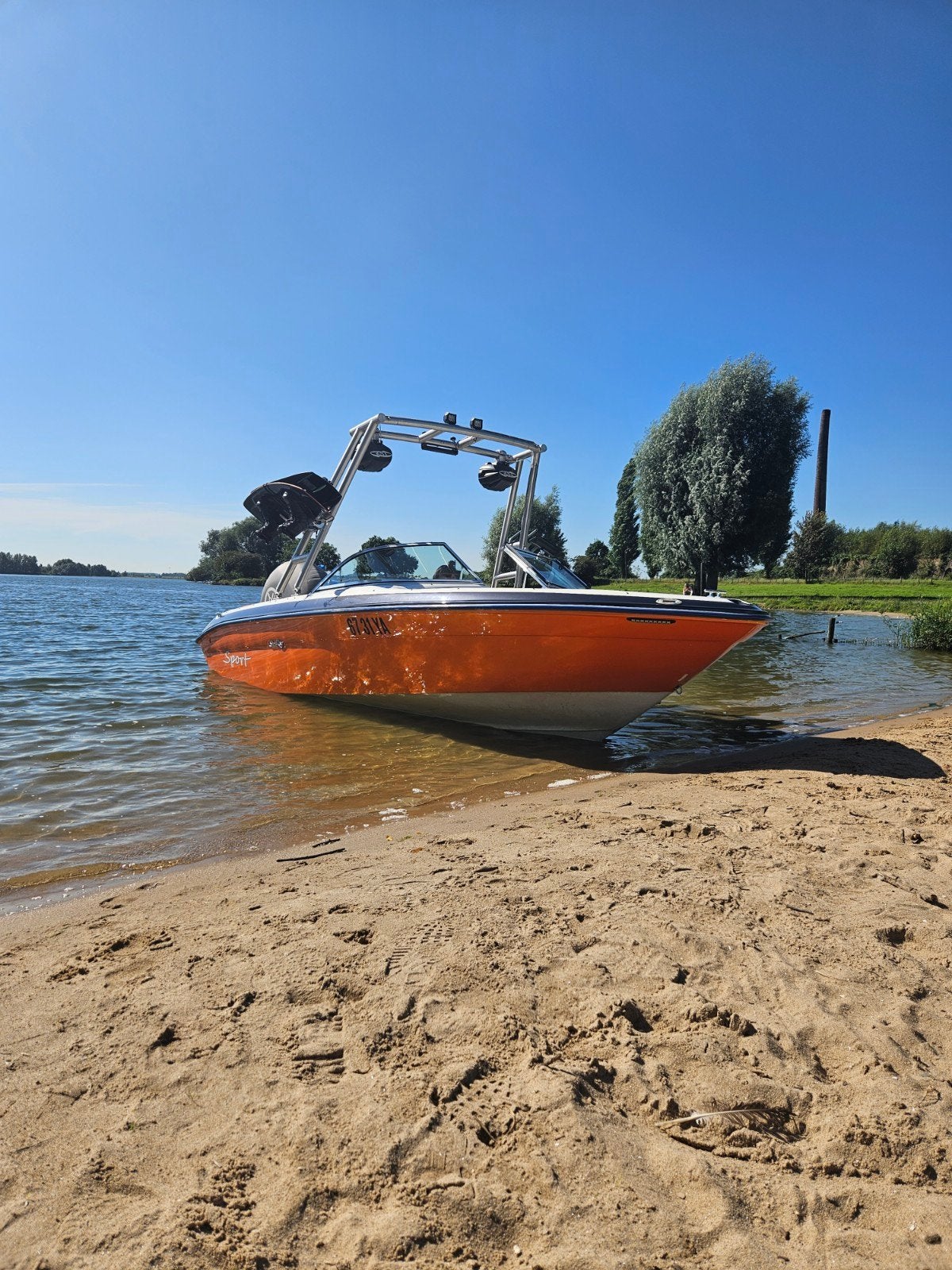 Searay 195 sport speedboot met wakeboard tower, Ophalen, Gebruikt