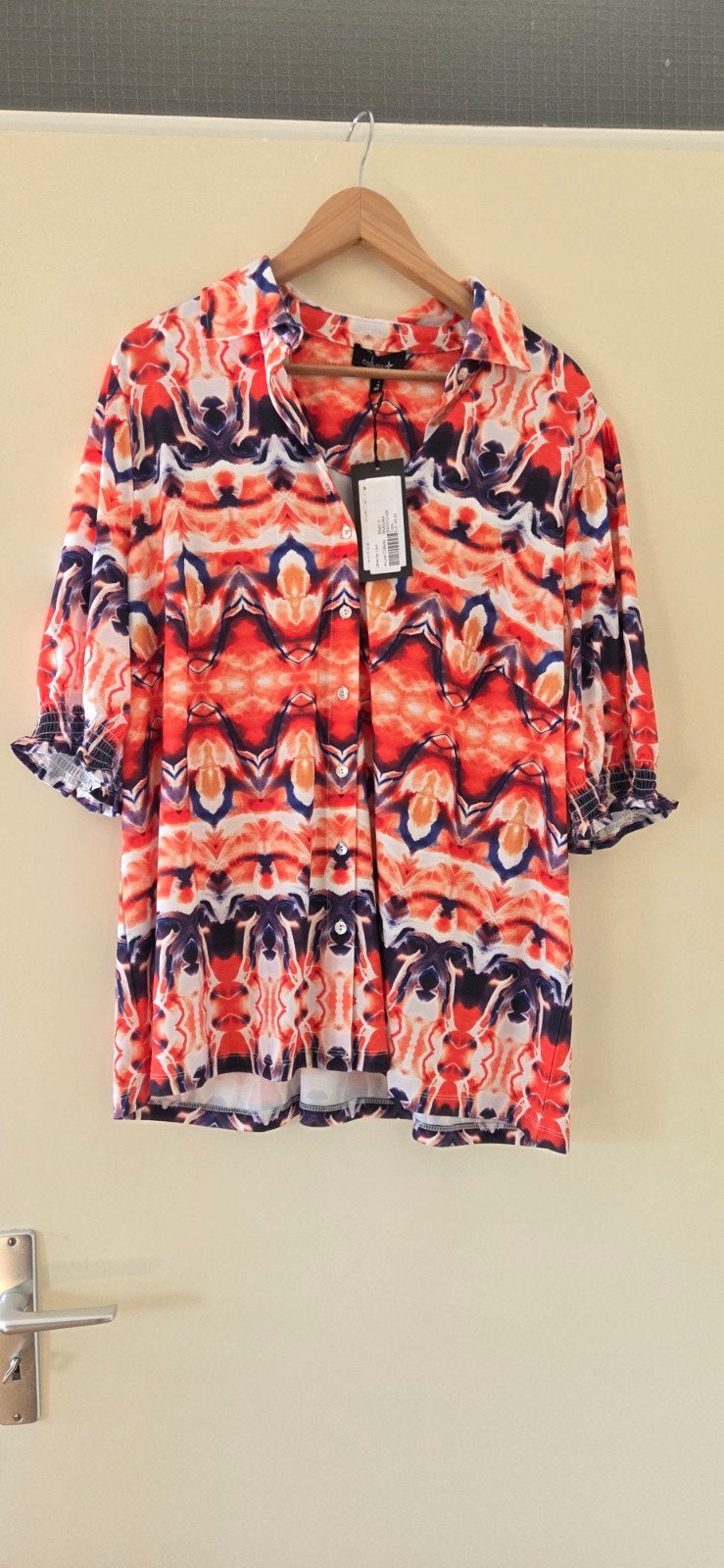 Nieuwe blouse van Coletta, maat 0, kleurrijk patroon, Meerkleurig, Blouse of Tuniek, Nieuw, Coletta