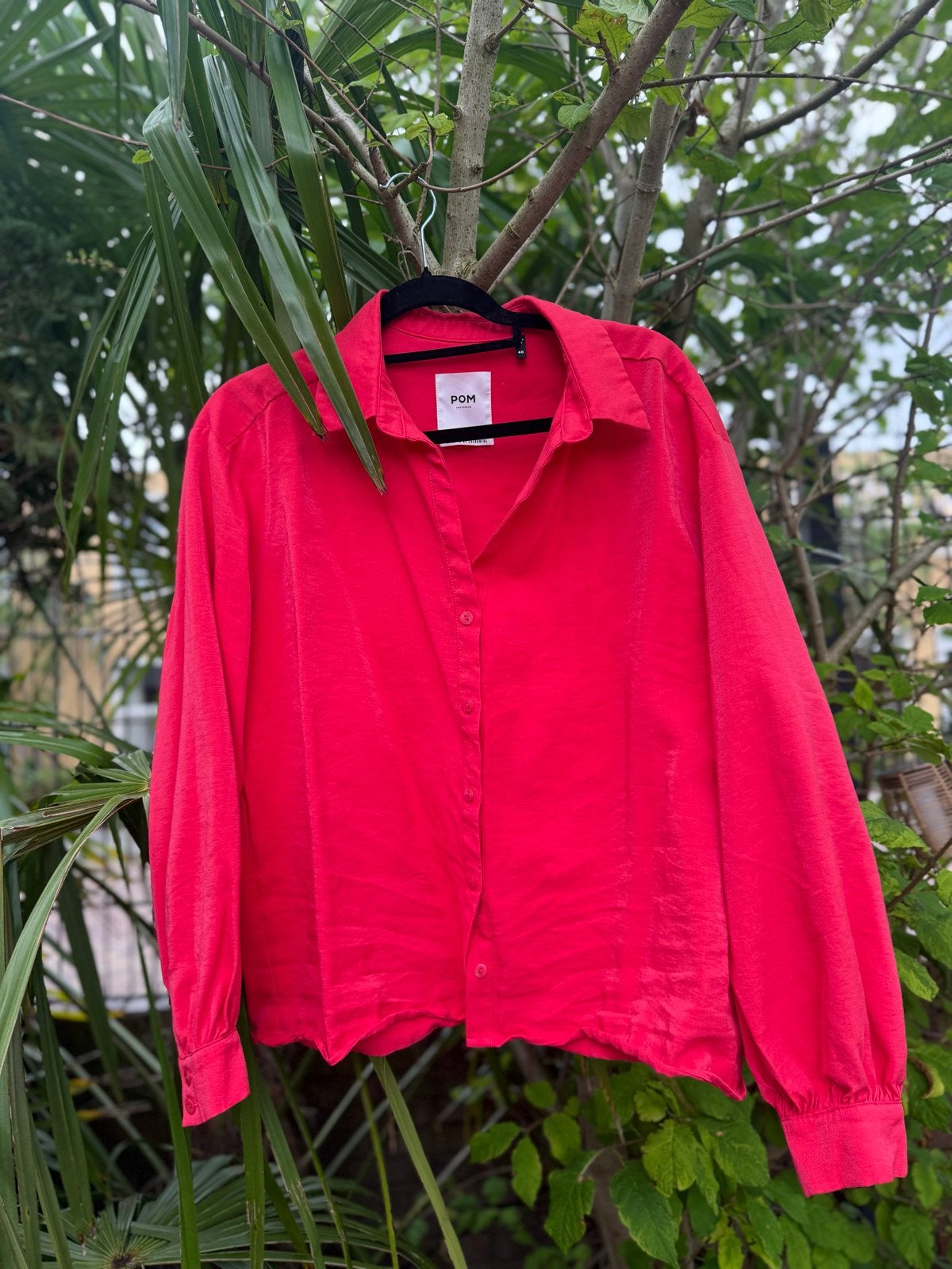 POM Amsterdam roze blouse, Ophalen of Verzenden, Zo goed als nieuw, Maat 38/40 (M), Roze