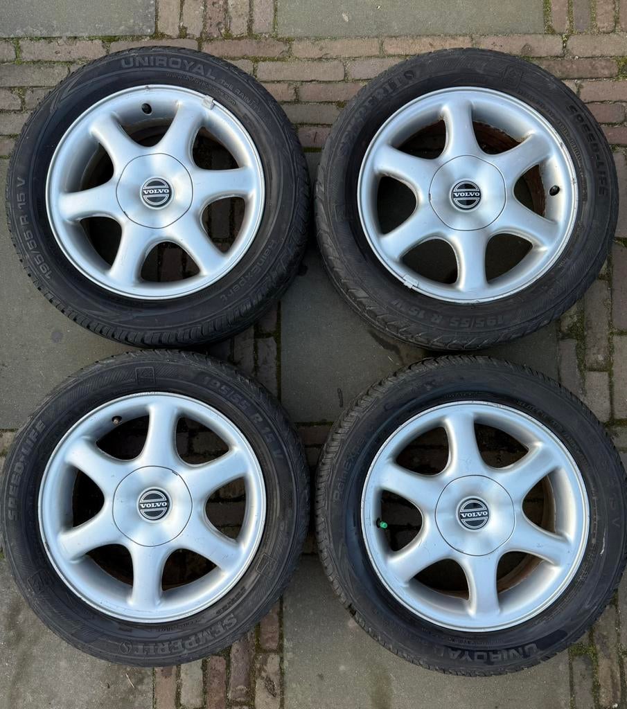 Volvo 480 set 15 inch Cetus velgen, Auto-onderdelen, Banden en Velgen, Ophalen, Gebruikt, 15 inch, Banden en Velgen