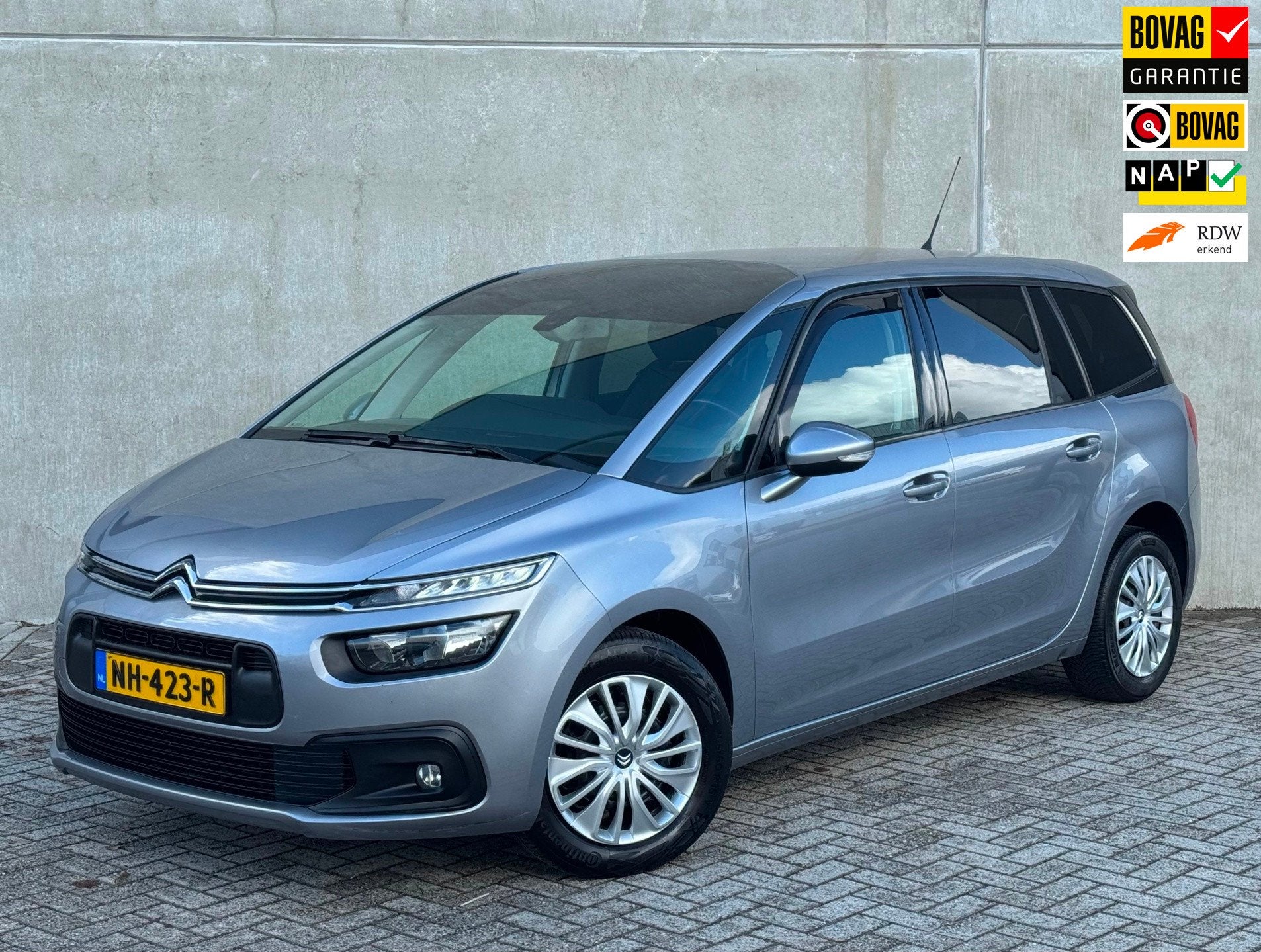 Citroen Grand C4 Picasso 1.6 BlueHDi 7p. 120pk AUT 2017 NAP, Auto's, Citroën, 1334 kg, Gebruikt, Euro 6, 4 cilinders
