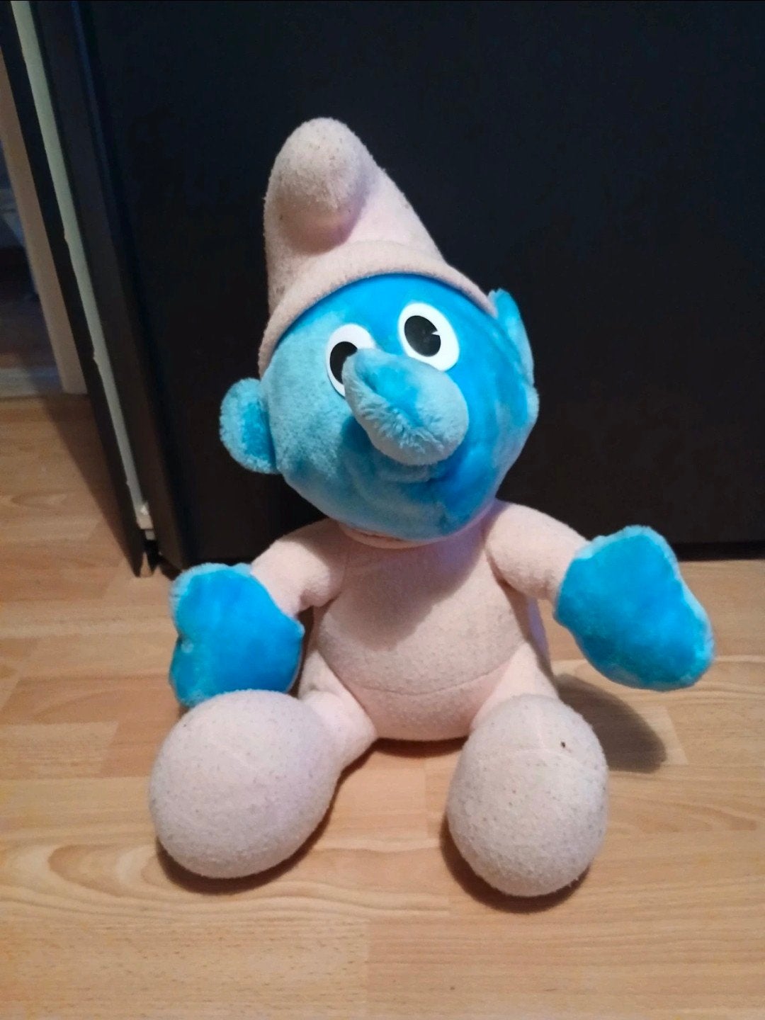 Grote Baby Smurf Knuffel - Goede Staat, Gebruikt, Overige merken, Overige karakters, Overige typen