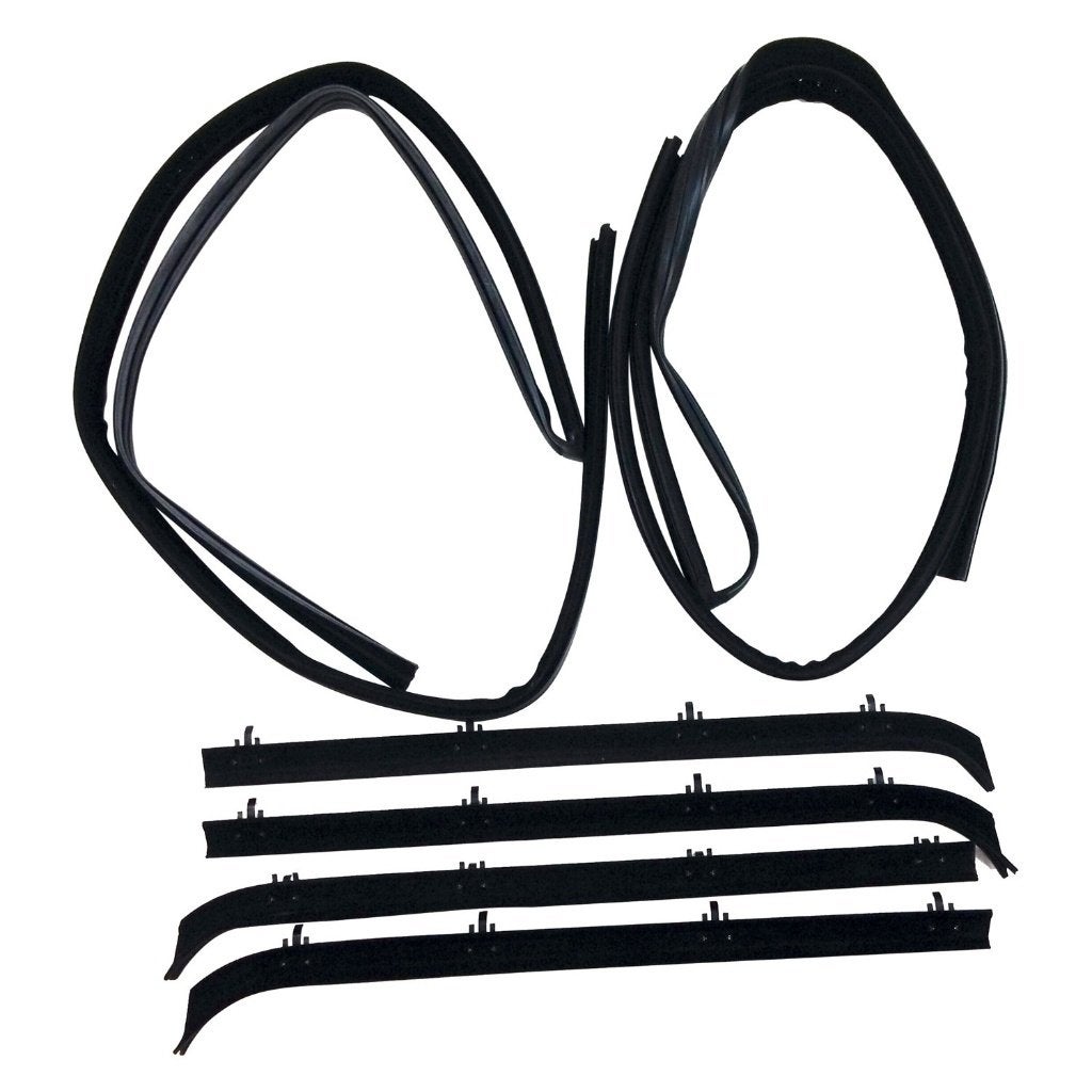 Raamborstel + sponning rubber set voordeur Chevy G-serie Van, Ophalen, Nieuw, Amerikaanse onderdelen, Voor