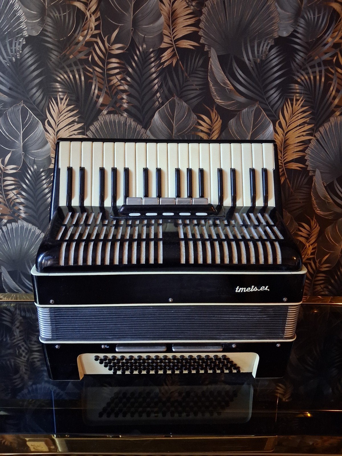 Klassieke Weltmeister accordeon - 80 bassen, met koffer, Ophalen, Gebruikt, 80-bas, Toetsaccordeon