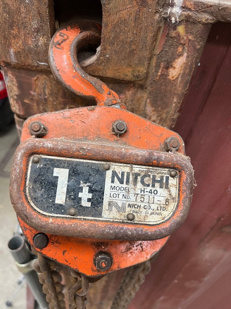 Nitchi Load Ace kettingtakel / handtakel / lier, Doe-het-zelf en Verbouw, Ophalen, Gebruikt, Handmatig