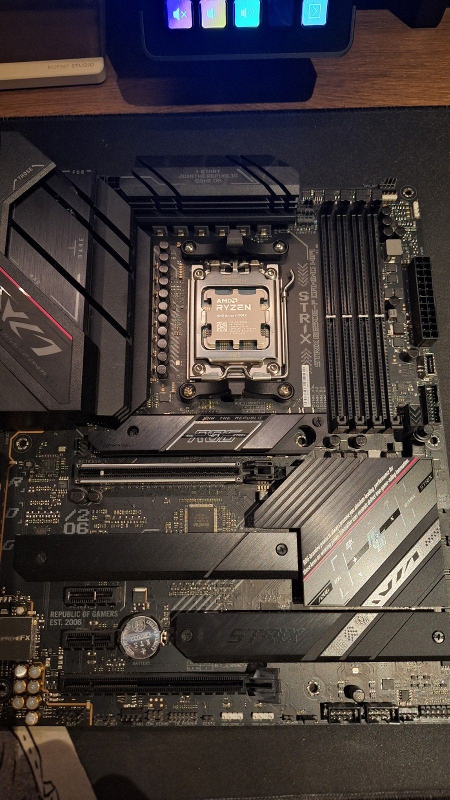 Ryzen 9 7900X + ROG STRIX B650E-F + NZXT Kraken 360, Computers en Software, Gebruikt, AM5, Ophalen of Verzenden, AMD Ryzen 9