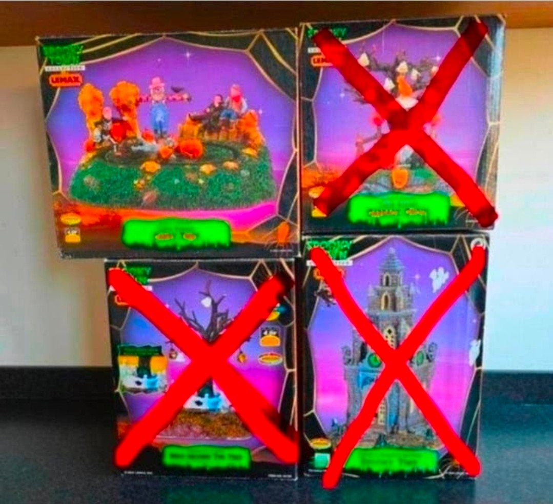 Nog maar 1! retired en zeldzaam Lemax Spooky town item, Ophalen of Verzenden, Gebruikt